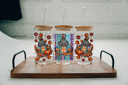 Let Your Light Shine UV DTF Libbey Transfer | Trendy Fall Libbey Wrap | Ready to Transfer | High Quality | Waterproof UV Transfer