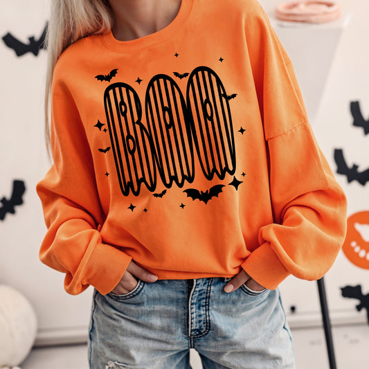 BOO Halloween DTF Transfer | Halloween Shirt Transfer | Spooky Season Shirt | Ghost Halloween Transfer | Fall Shirt