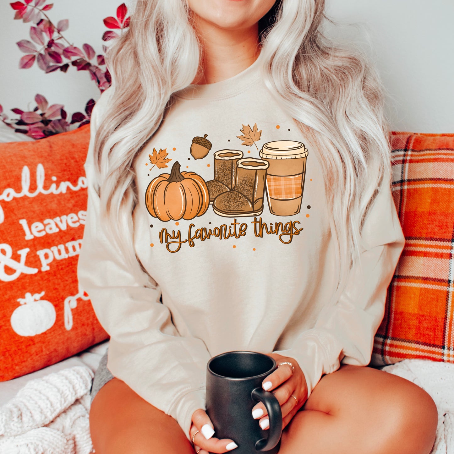 Fall DTF Transfer, Pumpkin Coffee Shirt, Autumn Coffee Transfer, Cozy Fall Shirt, Pumpkin Patch Transfer, Fall Apparel