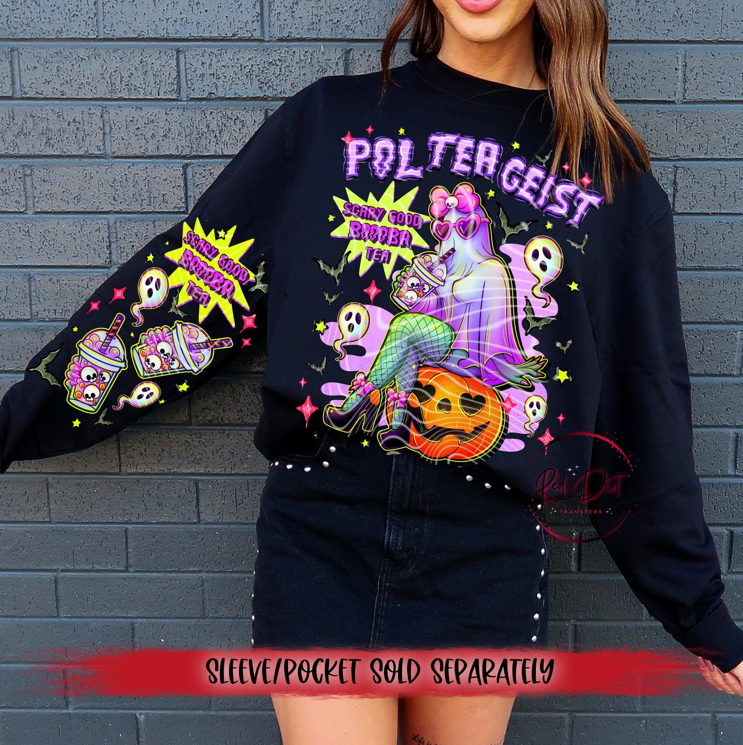 Poltergeist DTF Transfer | Trendy Spooky DTF Transfer | High Quality Image Transfers | Ready to Press | Instant Peel