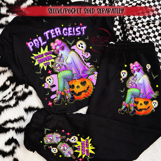 Poltergeist DTF Transfer | Trendy Spooky DTF Transfer | High Quality Image Transfers | Ready to Press | Instant Peel