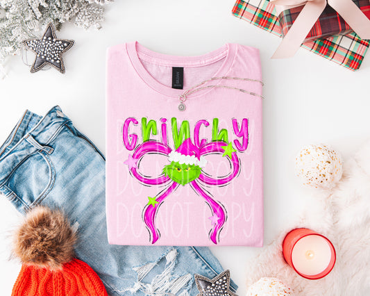 Grouchy DTF Transfer | Trendy Christmas DTF Transfer | High Quality Image Transfers | Ready to Press | Instant Peel