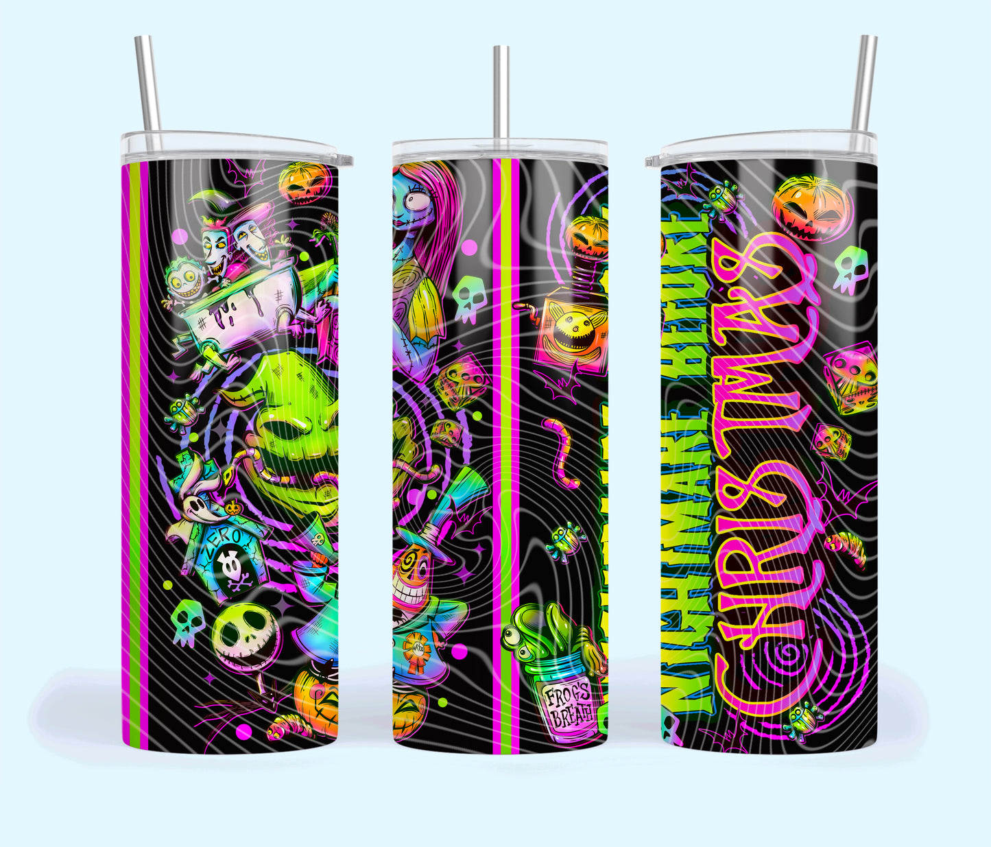 Plain for Anyone to See Insulated Tumbler with Plastic Lid and Sealed Reusable Straw | Trendy Halloween Cup | Hot/Cold Tumbler