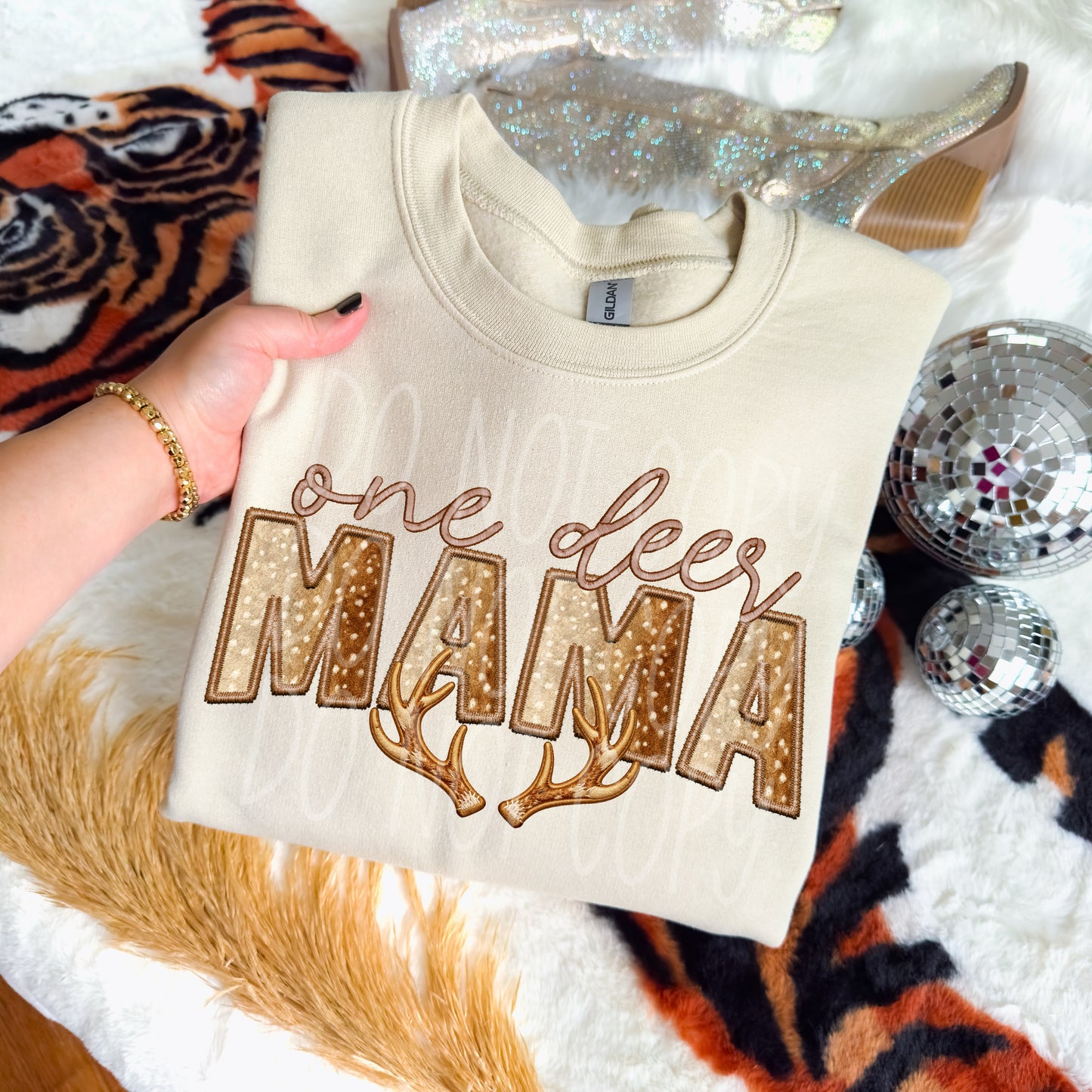 One Deer Mama DTF Transfer | Trendy DTF Transfer | High Quality Image Transfers | Ready to Press | Instant Peel
