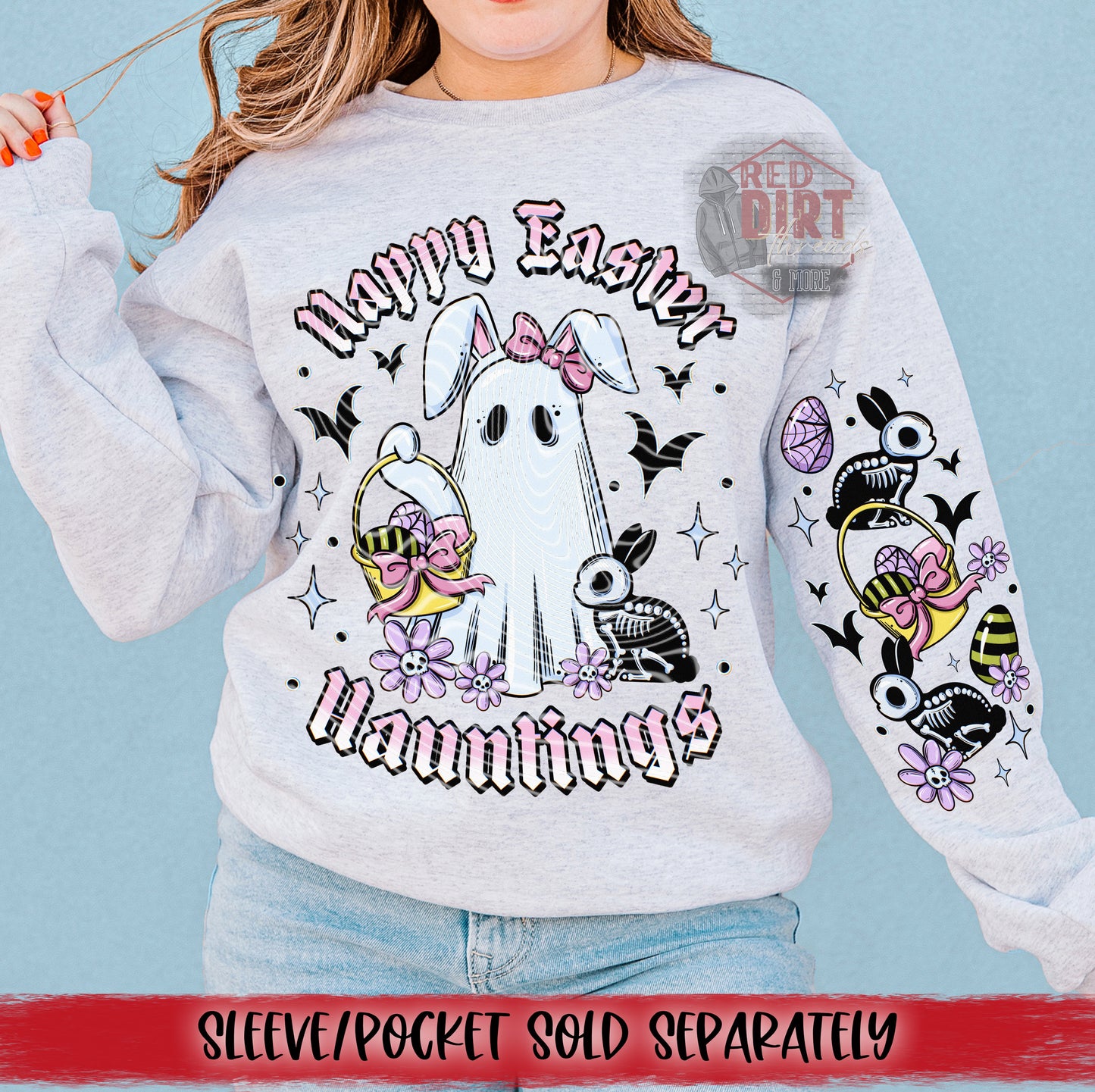 Happy Easter Hauntings DTF Transfer | Trendy Easter DTF Transfer | High Quality Image Transfers | Ready to Press | Fast Shipping
