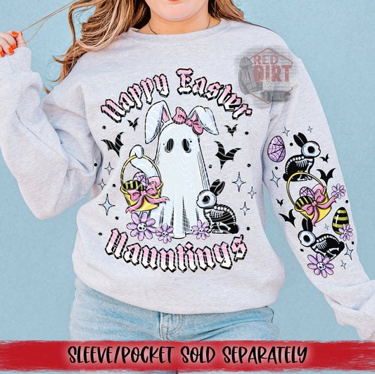 Happy Easter Hauntings DTF Transfer | Trendy Easter DTF Transfer | High Quality Image Transfers | Ready to Press | Fast Shipping
