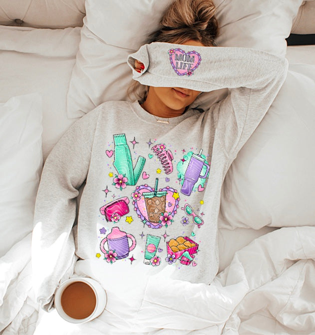 Mom Life DTF Transfer | Trendy Mom DTF Print | Ready to Press Transfers | High Quality DTF Transfers | Fast Shipping