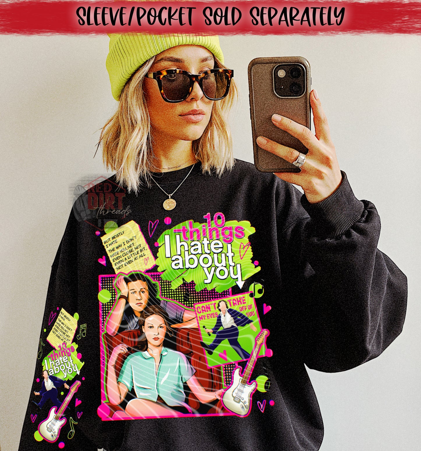 10 Things DTF Transfer | Trendy Throwback Movie DTF Transfer | High Quality Image Transfers | Ready to Press | Fast Shipping