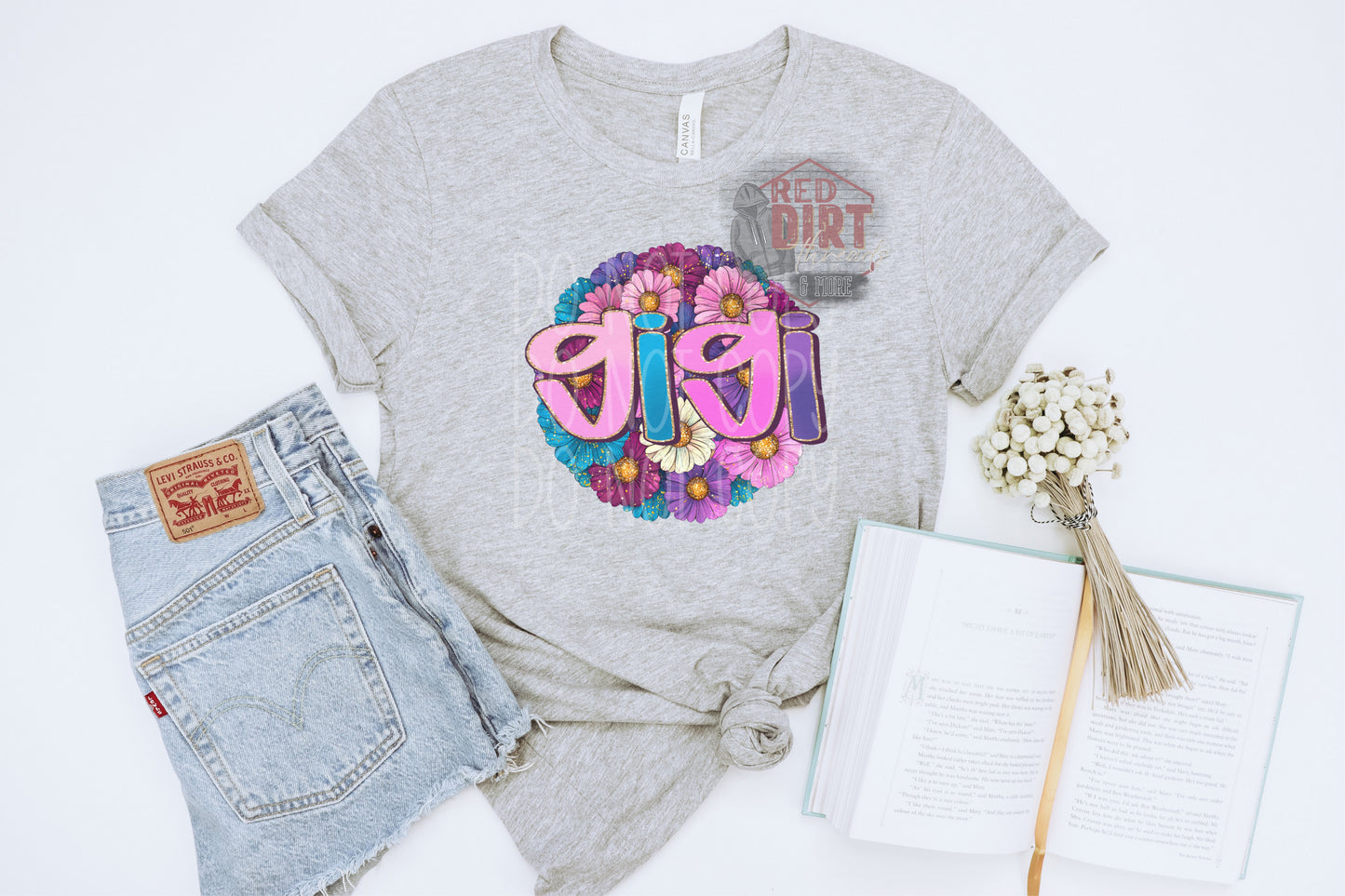 Floral Gigi T-Shirt | Trendy Mom Shirt | Fast Shipping | Super Soft Shirts for Men/Women/Kid's