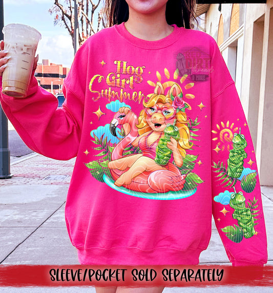Hog Girl Summer DTF Transfer | Trendy Summer DTF Transfer | High Quality Image Transfers | Ready to Press | Fast Shipping