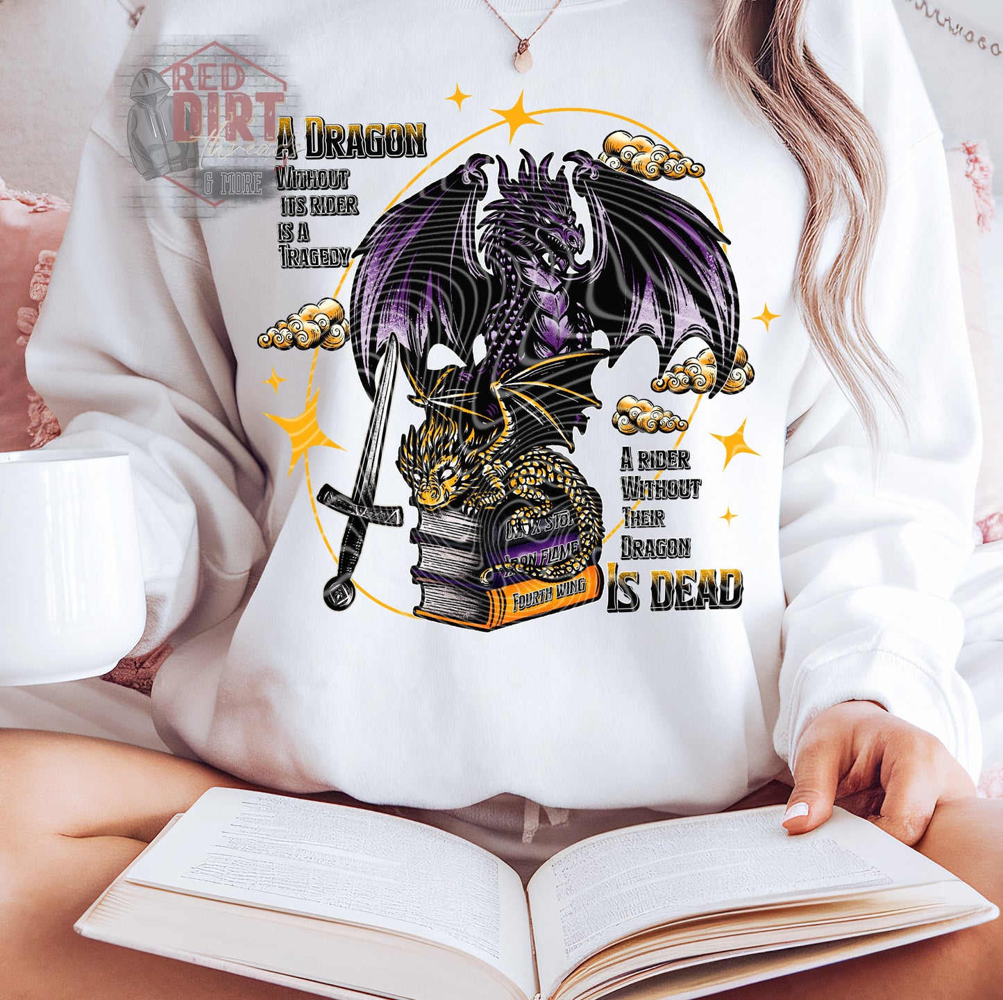 Dragon Series DTF Transfer | Trendy Bookish DTF Transfer | High Quality Image Transfers | Ready to Press | Fast Shipping