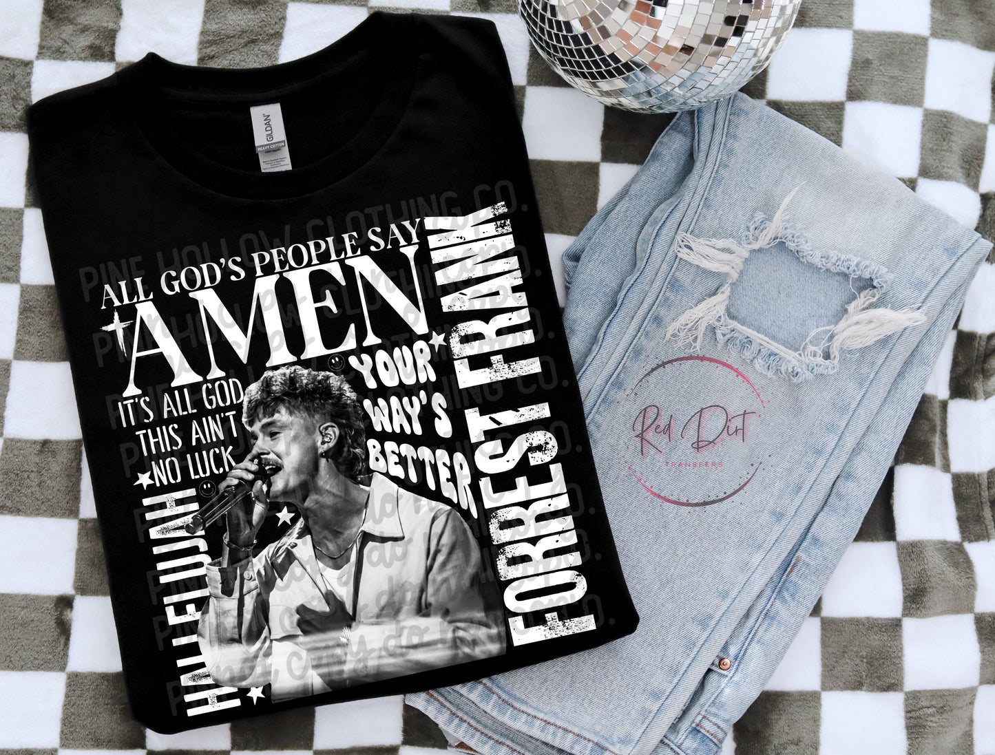 All God's People Say Amen DTF Transfer | Trendy Religious DTF Transfer | High Quality Image Transfers | Ready to Press | Fast Shipping