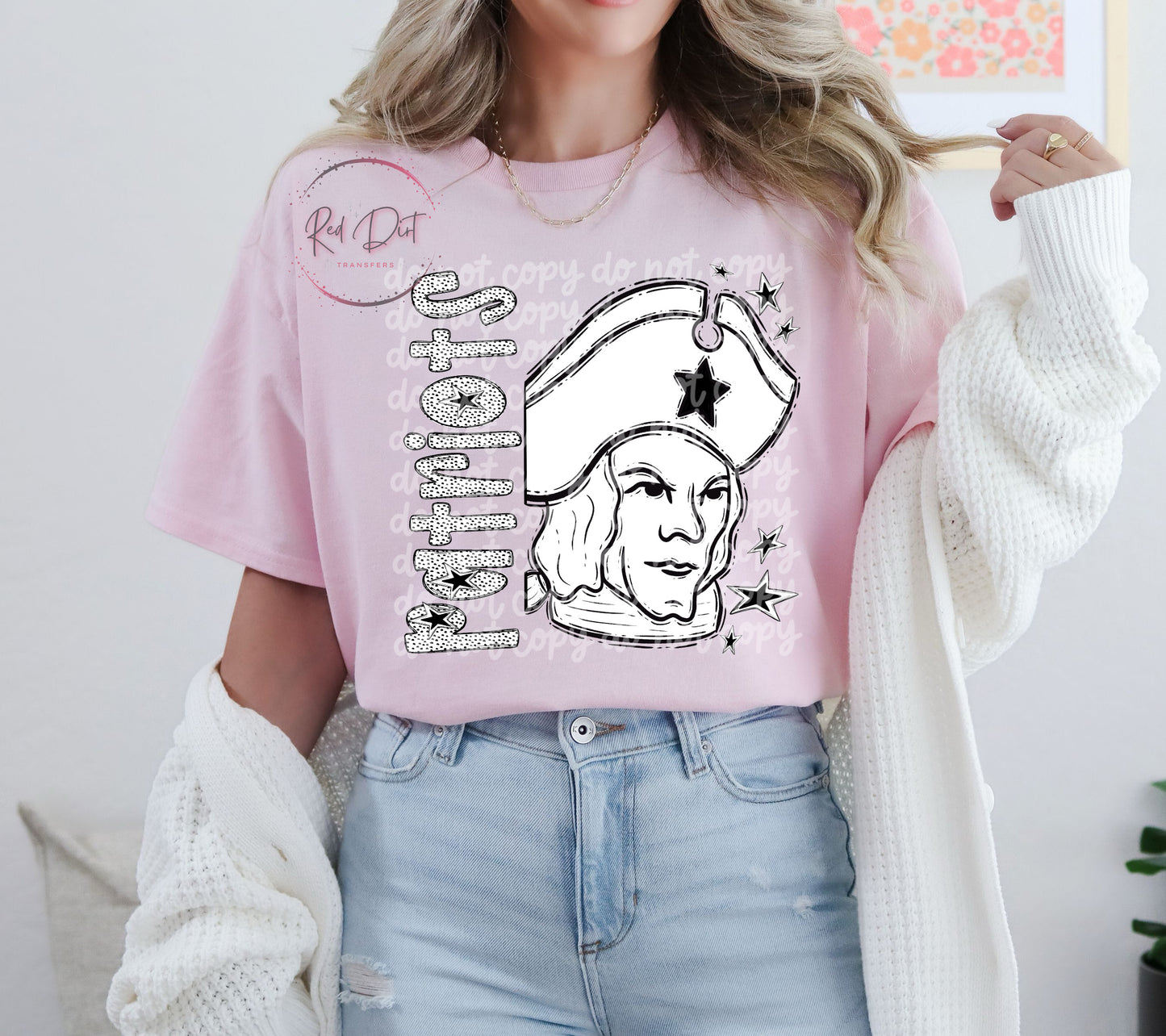 Patriots DTF Transfer | Trendy School Spirit DTF Transfer | High Quality Image Transfers | Ready to Press | Instant Peel