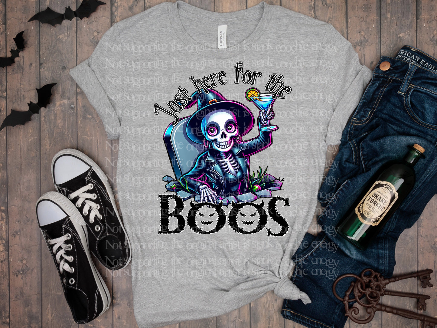 Just Here for the Boos DTF Transfer | Trendy Halloween DTF Transfer | Ready to Press | High Quality DTF Transfers | Fast Shipping