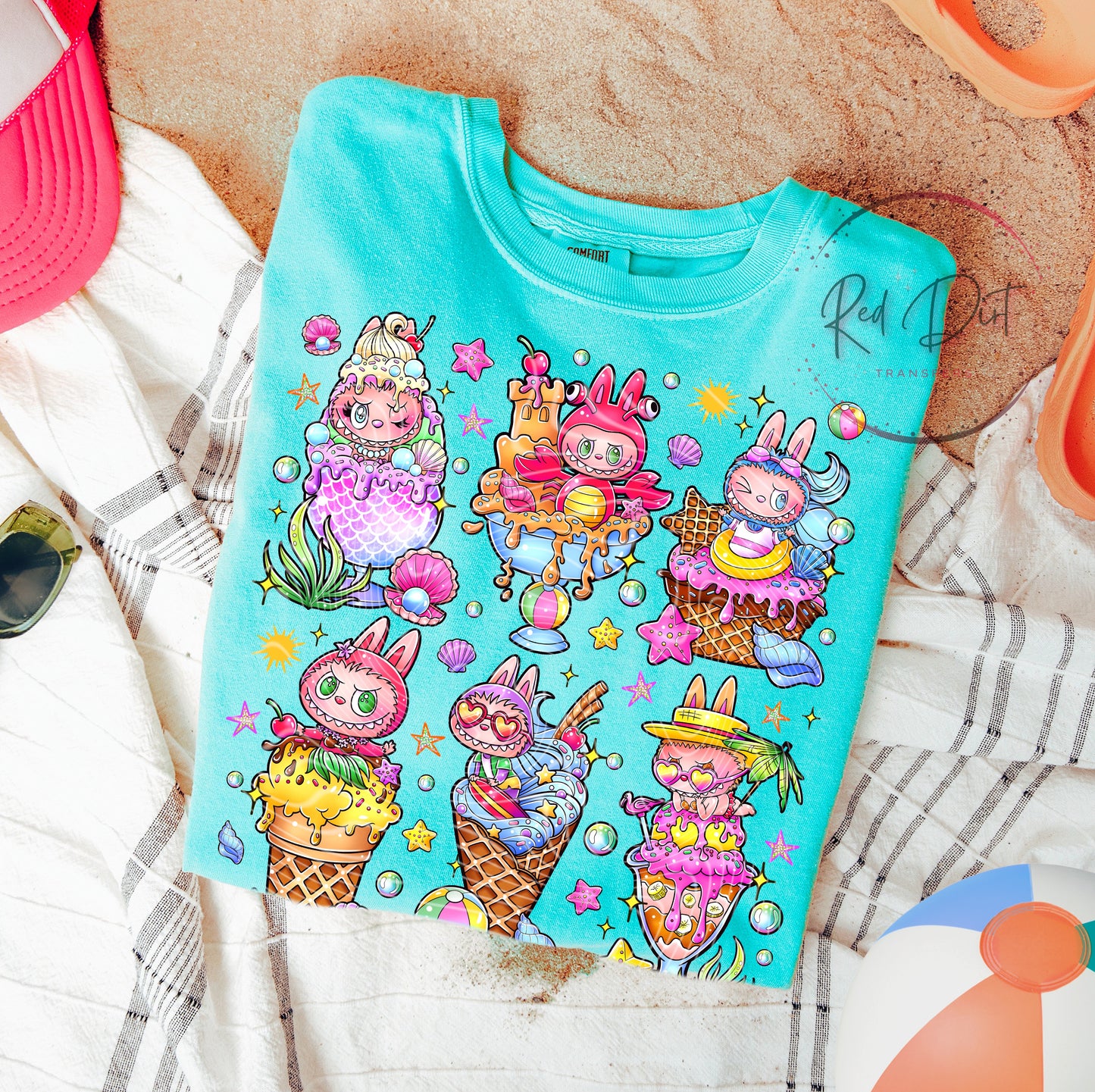 Labubu Ice Cream DTF Transfer | Trendy Summer DTF Transfer | High Quality Image Transfers | Ready to Press | Fast Shipping