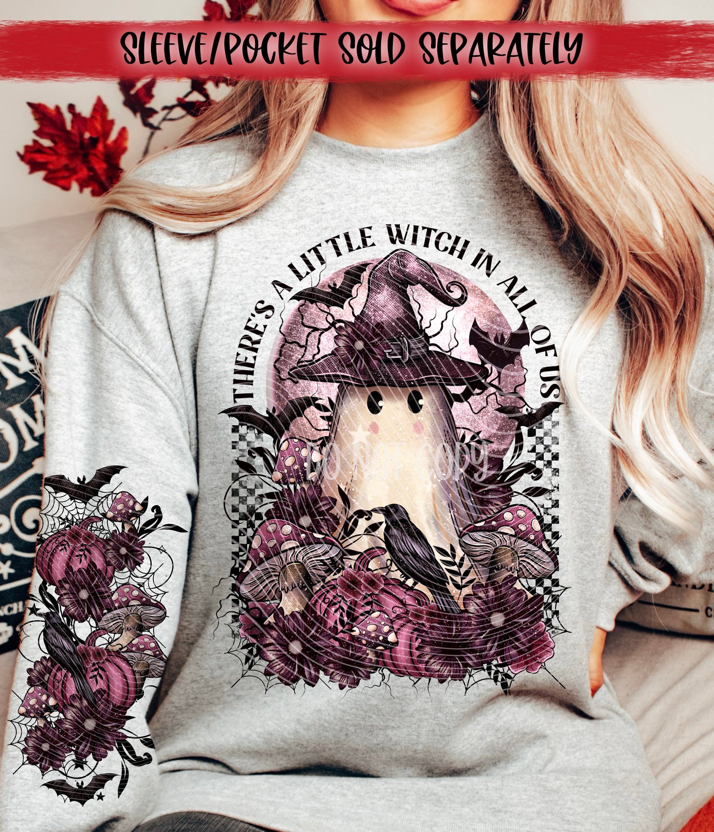 There's a Little Witch in All of Us DTF Transfer | Trendy Halloween DTF Transfer | Ready to Press | High Quality DTF Transfers | Fast Shipping