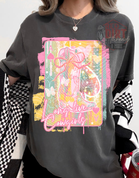 Long Live Cowgirls DTF Transfer | Trendy DTF Transfer | High Quality Image Transfers | Ready to Press | Fast Shipping