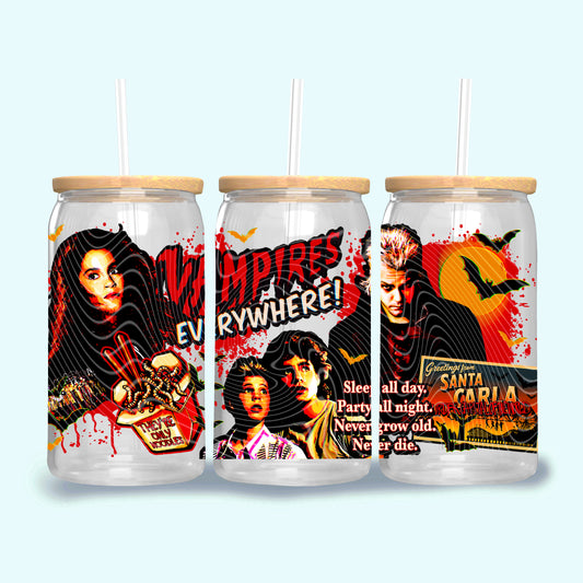 Vampires Everywhere UV DTF Libbey Transfer | Trendy Movie Libbey Wrap | Ready to Transfer | High Quality | Waterproof UV Transfer