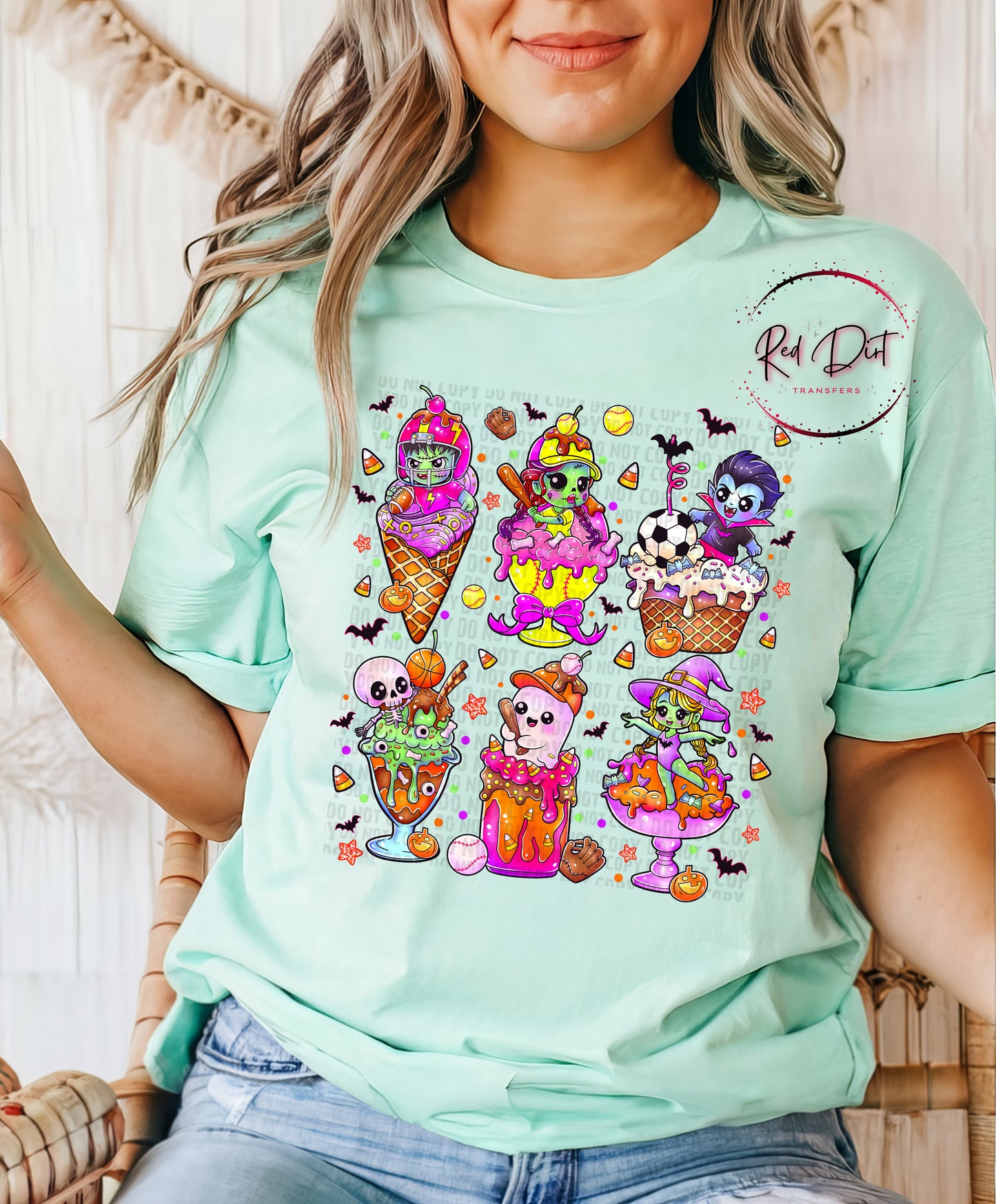Spooky Ice Cream T-Shirt | Trendy Summer Shirt | Fast Shipping | Super Soft Shirts for Men/Women/Kid's