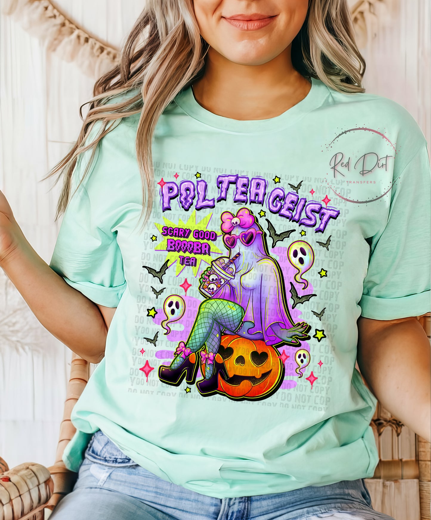Poltergeist DTF Transfer | Trendy Spooky DTF Transfer | High Quality Image Transfers | Ready to Press | Instant Peel