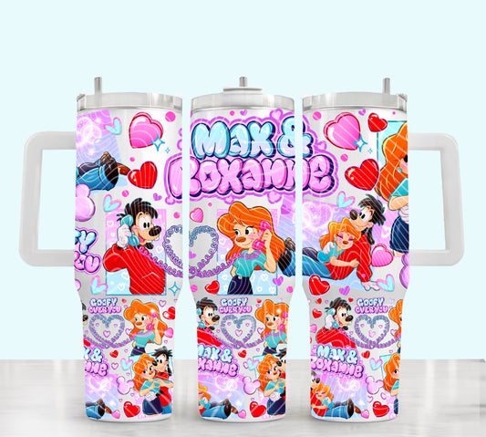 Max UV DTF 40oz Tumbler Transfer | Trendy Valentine's Day Tumbler Wrap | Ready to Transfer | High Quality | Waterproof UV Transfer
