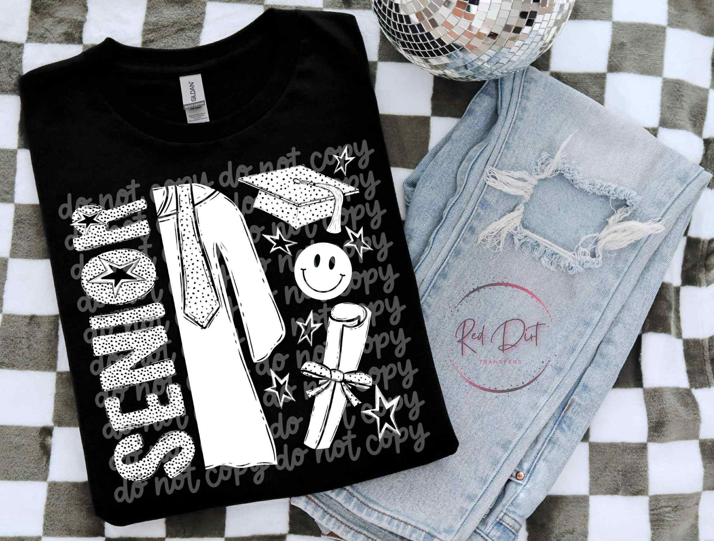 Senior Dots T-Shirt | Trendy School Shirt | Fast Shipping | Super Soft Shirts for Men/Women/Kid's