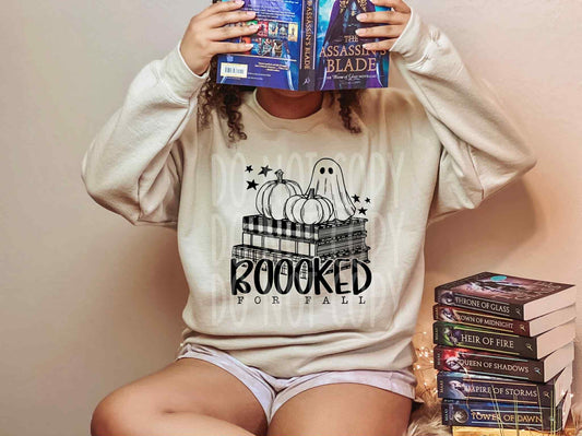 Boooked For Fall DTF Transfer | Trendy Fall DTF Transfer | High Quality Image Transfers | Ready to Press | Instant Peel