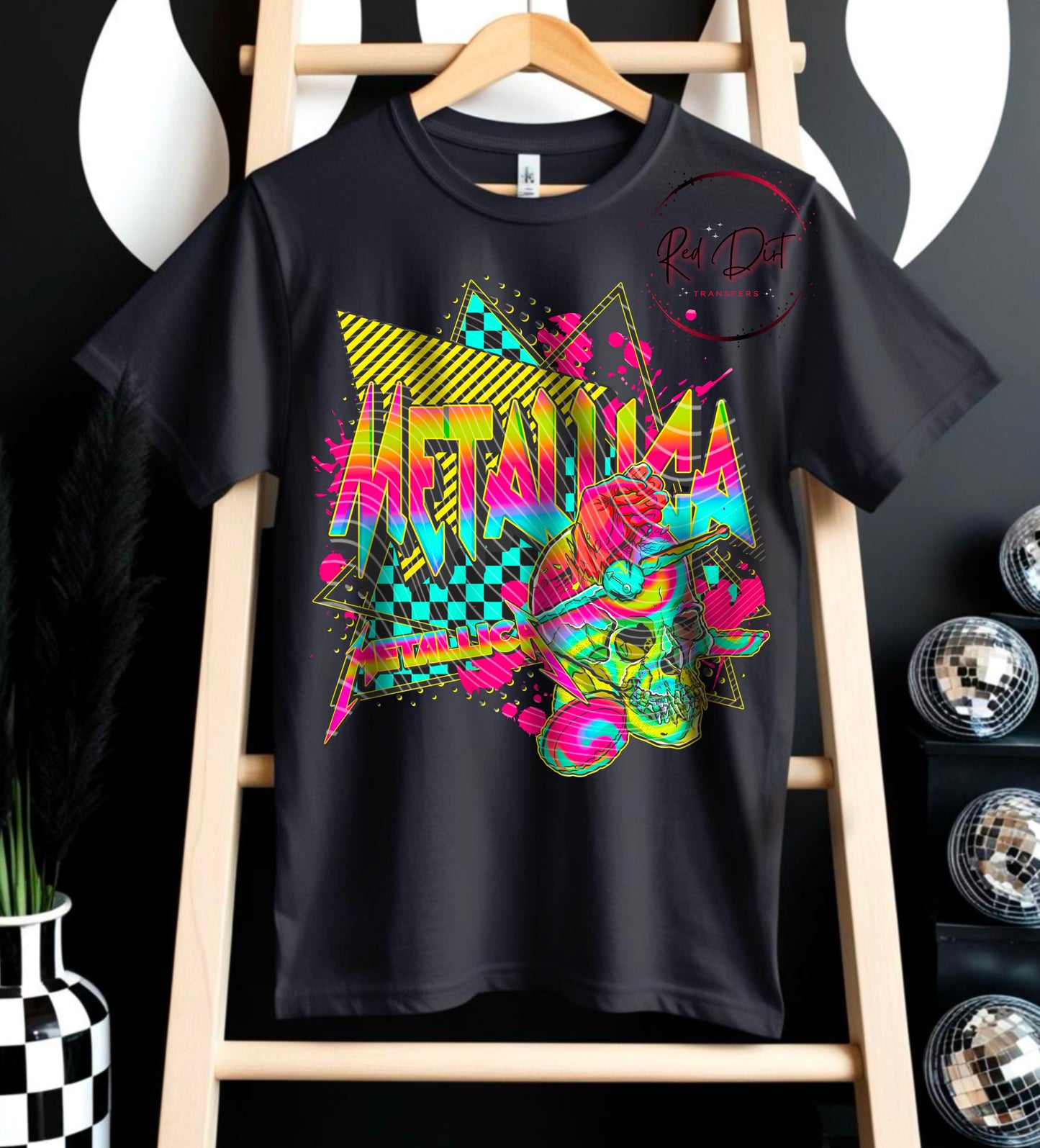Neon Rock Band M* DTF Transfer | Trendy Rock Music DTF Transfer | High Quality Image Transfers | Ready to Press | Instant Peel