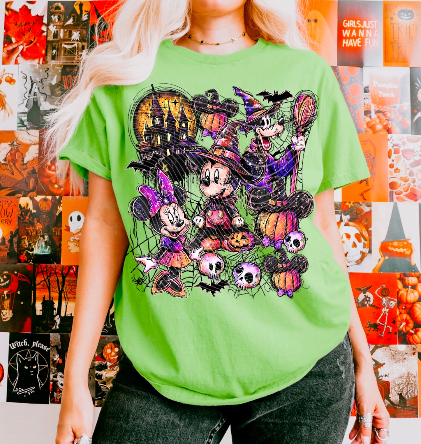 Halloween Mouse DTF Transfer | Trendy Halloween DTF Transfer | High Quality Image Transfers | Ready to Press | Instant Peel