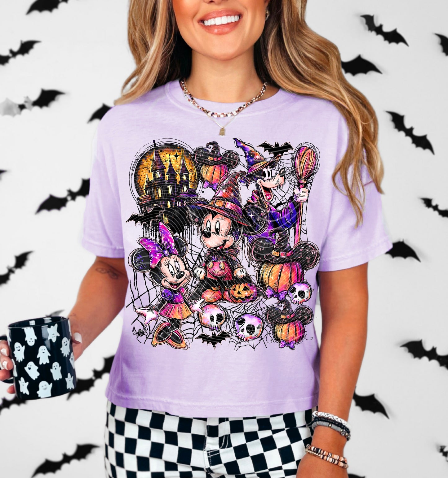 Halloween Mouse DTF Transfer | Trendy Halloween DTF Transfer | High Quality Image Transfers | Ready to Press | Instant Peel
