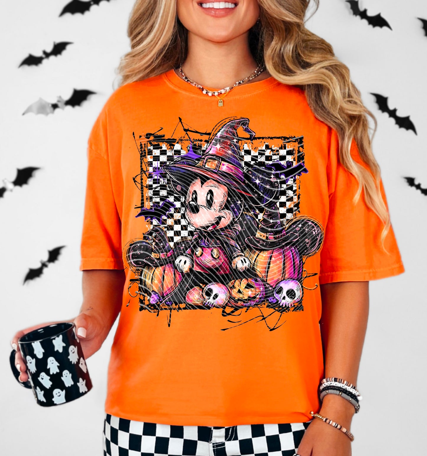 Halloween Mouse DTF Transfer | Trendy Halloween DTF Transfer | High Quality Image Transfers | Ready to Press | Instant Peel
