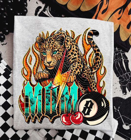 Mom Leopard T-Shirt | Trendy Mom Shirt | Fast Shipping | Super Soft Shirts for Men/Women/Kid's