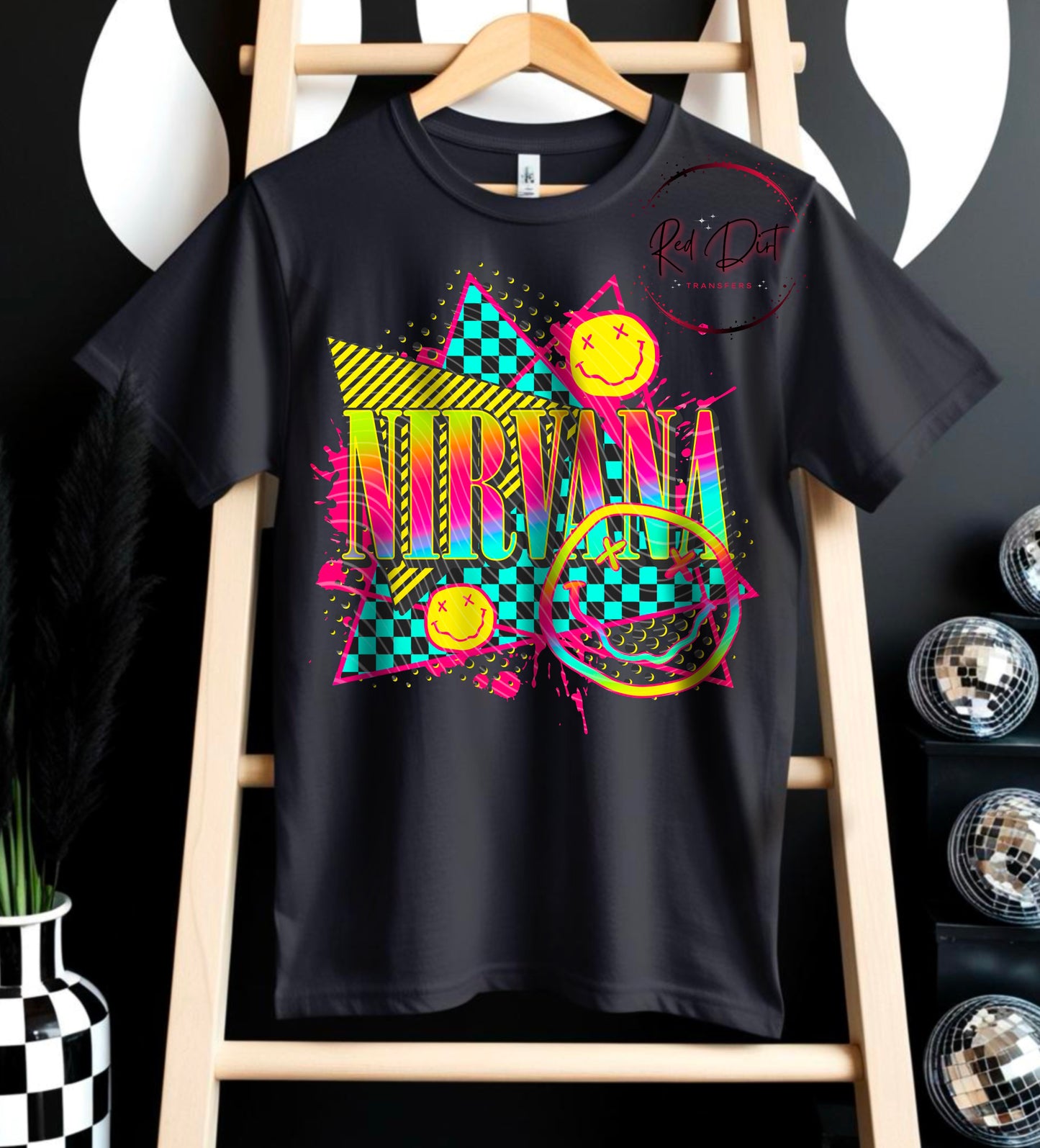 Neon Rock Band N* DTF Transfer | Trendy Rock Music DTF Transfer | High Quality Image Transfers | Ready to Press | Instant Peel