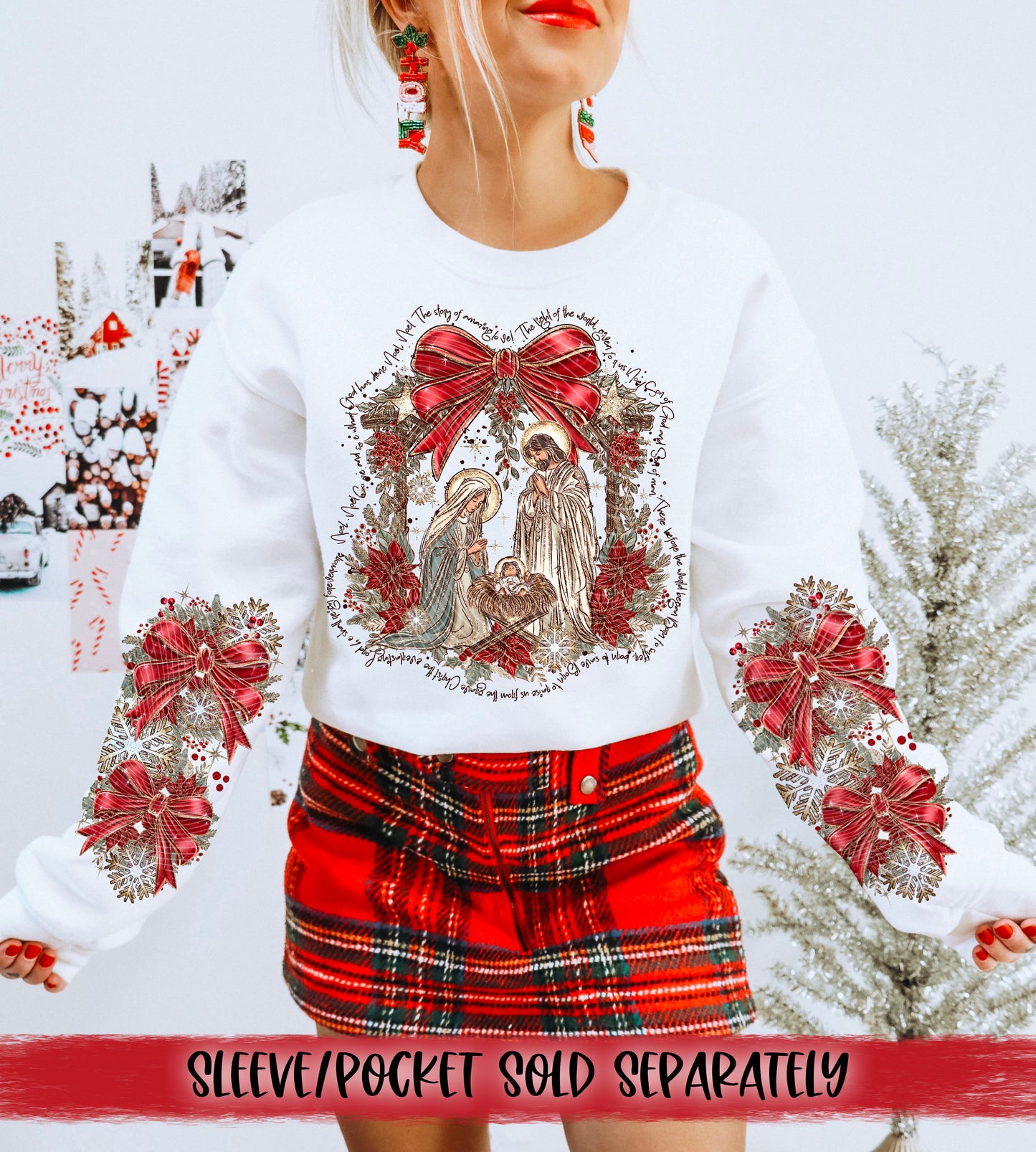 Noel DTF Transfer | Trendy Christmas DTF Transfer | Ready to Press | High Quality DTF Transfers | Fast Shipping