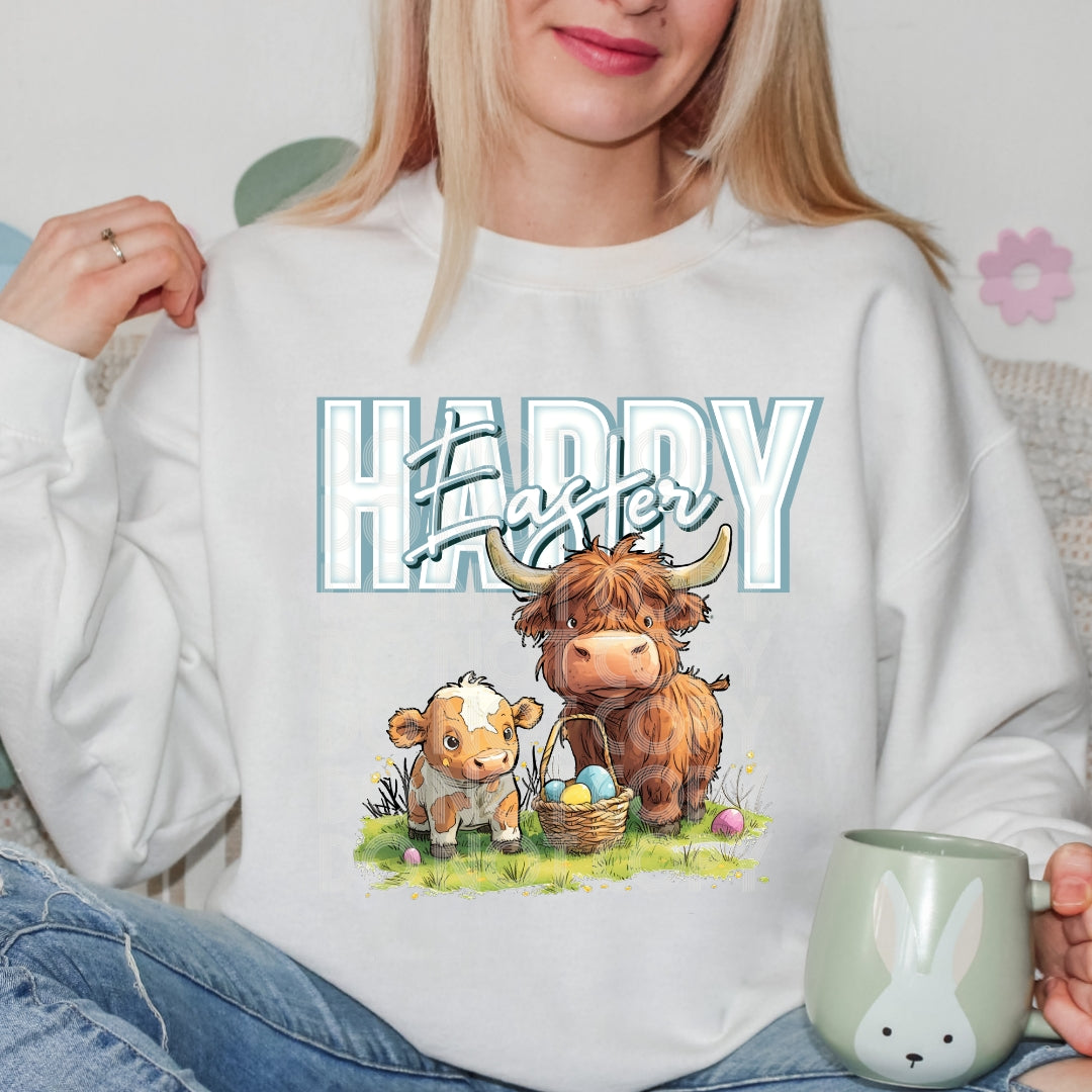 Happy Easter DTF Transfer | Trendy Easter DTF Transfer | Ready to Press | High Quality DTF Transfers | Fast Shipping