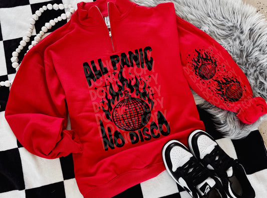 All Panic No Disco DTF Transfer | Trendy Snarky DTF Transfer | High Quality Image Transfers | Ready to Press | Fast Shipping