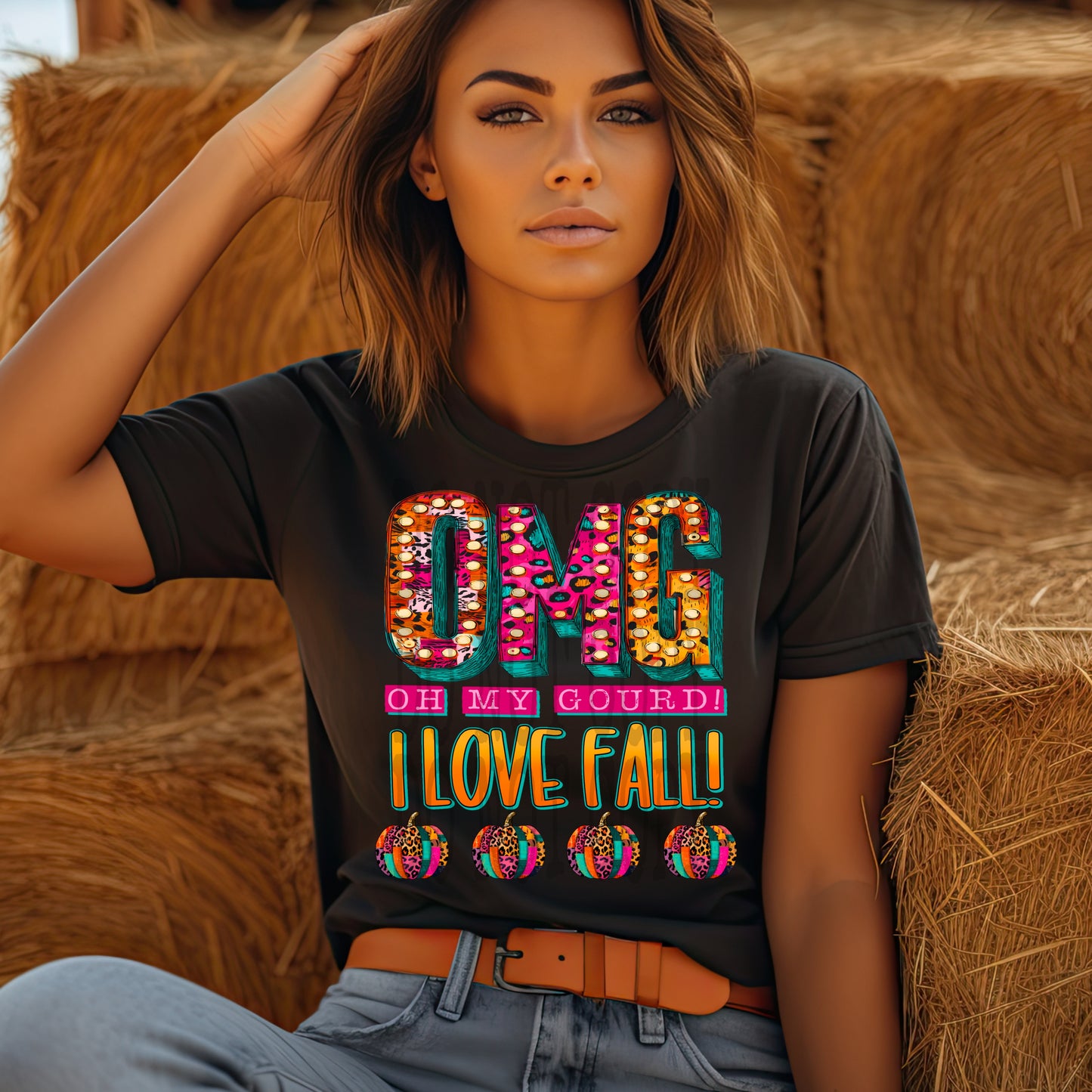 Oh My Gourd I Love Fall DTF Transfer | Trendy Fall DTF Transfer | High Quality Image Transfers | Ready to Press | Instant Peel