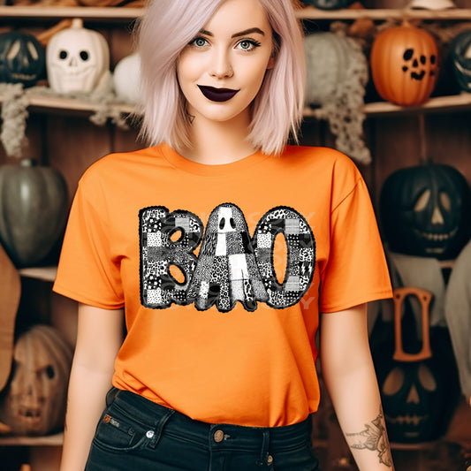 Boo BW T-Shirt | Trendy Halloween Shirt | Fast Shipping | Super Soft Shirts for Men/Women/Kid's