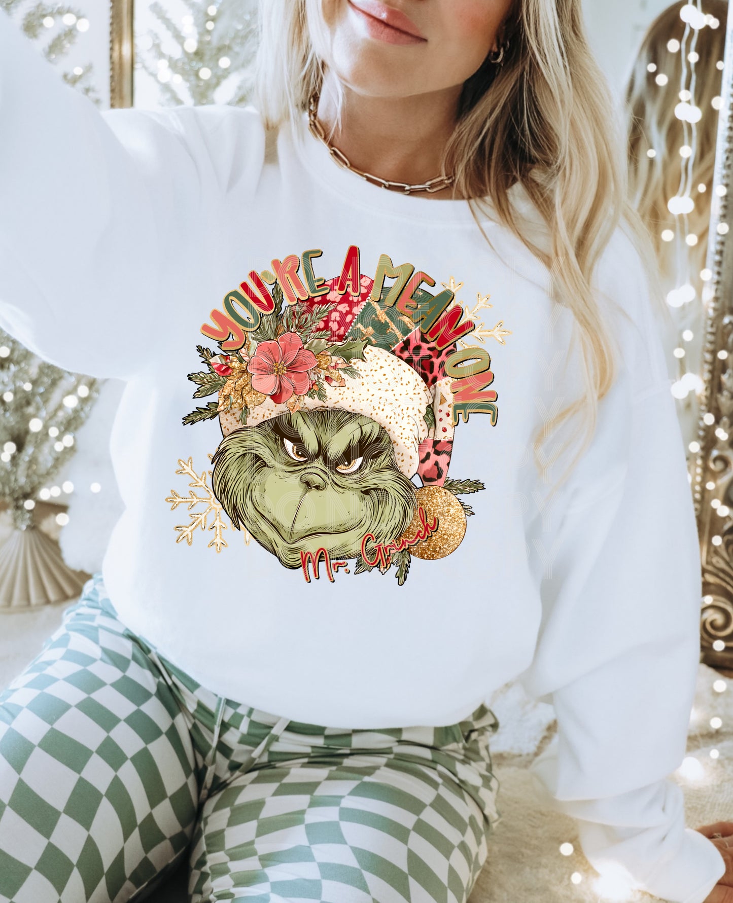 Mean One DTF Transfer | Trendy Christmas DTF Transfer | High Quality Image Transfers | Ready to Press | Instant Peel