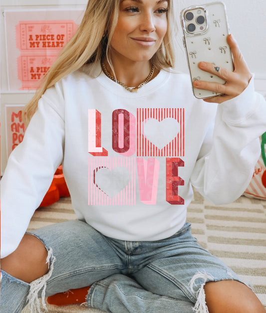 Love DTF Transfer | Trendy Valentine's Day DTF Transfer | High Quality Image Transfers | Ready to Press | Instant Peel