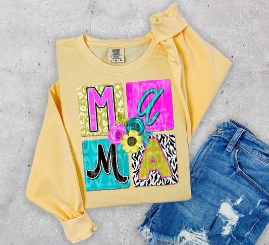Mama DTF Transfer | Trendy Mama DTF Transfer | High Quality Image Transfers | Ready to Press | Instant Peel