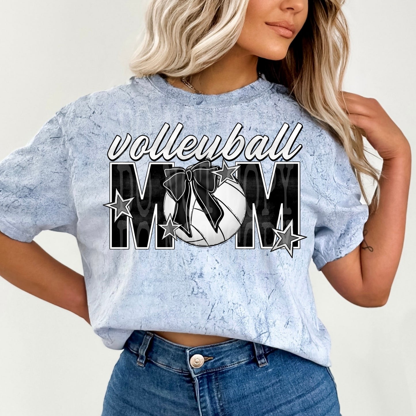 Volleyball Mom DTF Transfer Ready to Press | Volleyball Mom Life DTF | Sports Mom Graphic Transfer | Red Dirt Transfers
