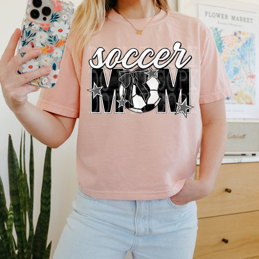 Soccer Mom DTF Transfer Ready to Press | Soccer Mom Life DTF | Sports Mom Graphic Transfer | Game Day DTF | Red Dirt Transfers