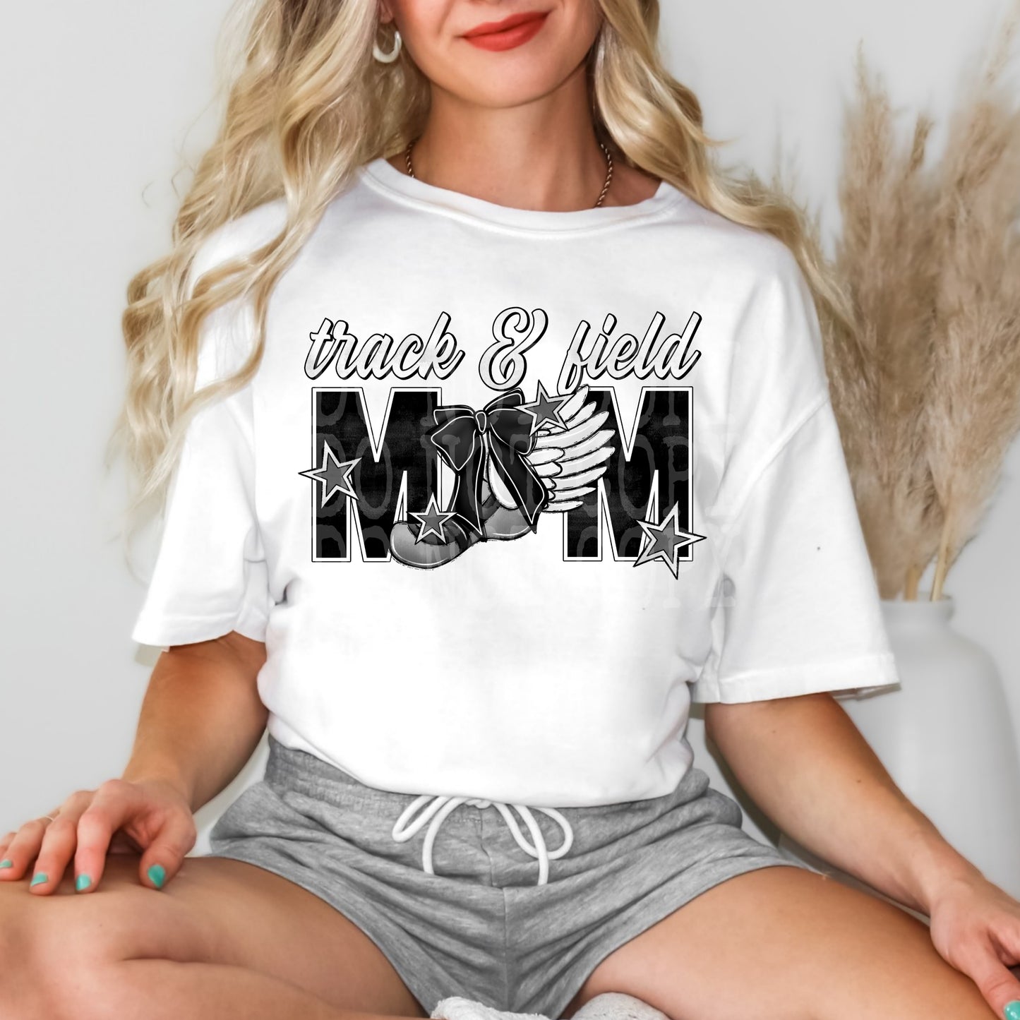 Track and Field Mom DTF Transfer Ready to Press | Track Mom DTF | Sports Mom Transfer | Game Day DTF | Red Dirt Transfers