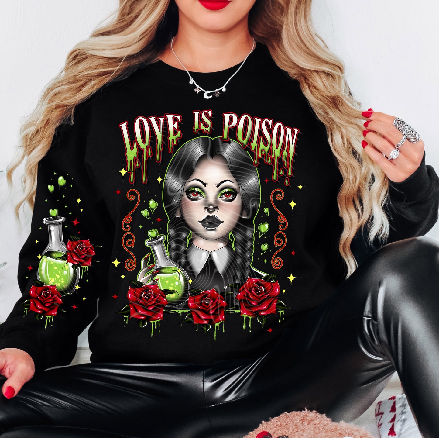 Love is Poison DTF Transfer | Trendy Valentine's Day DTF Transfer | Ready to Press | High Quality DTF Transfers | Fast Shipping