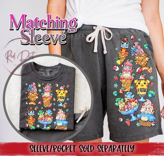 Pikachu Ice Cream DTF Transfer | Trendy Summer DTF Transfer | High Quality Image Transfers | Ready to Press | Fast Shipping