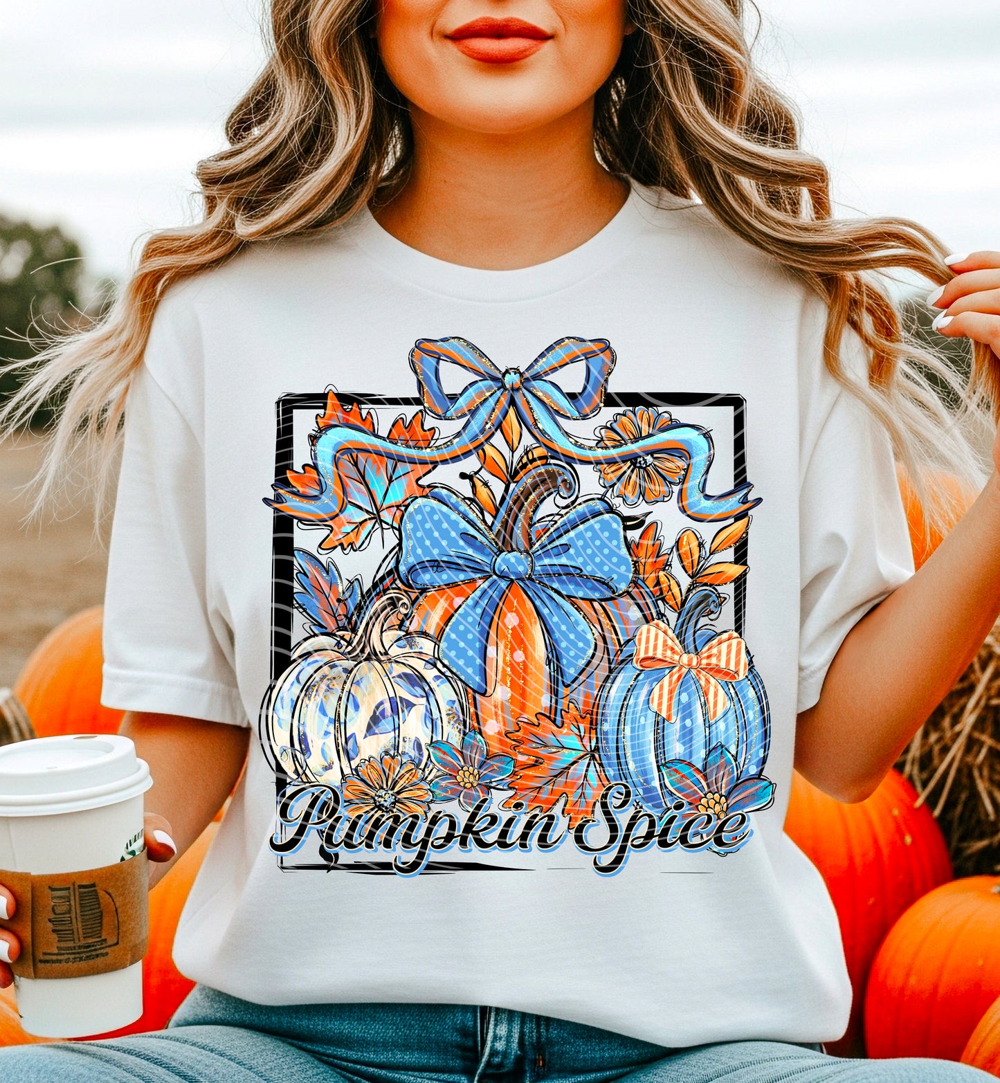 Pumpkin Spice DTF Transfer | Trendy Fall DTF Transfer | High Quality Image Transfers | Ready to Press | Instant Peel