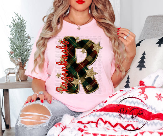 Razorbacks Christmas Plaid Mascot T-Shirt | Trendy School Spirit Shirt | Fast Shipping | Super Soft Shirts for Men/Women/Kid's