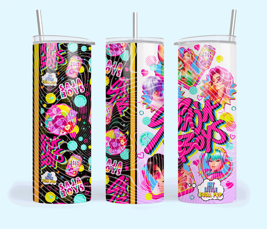 Demon Boys Insulated Tumbler with Plastic Lid and Sealed Reusable Straw | Trendy Movie Cup | Hot/Cold Tumbler