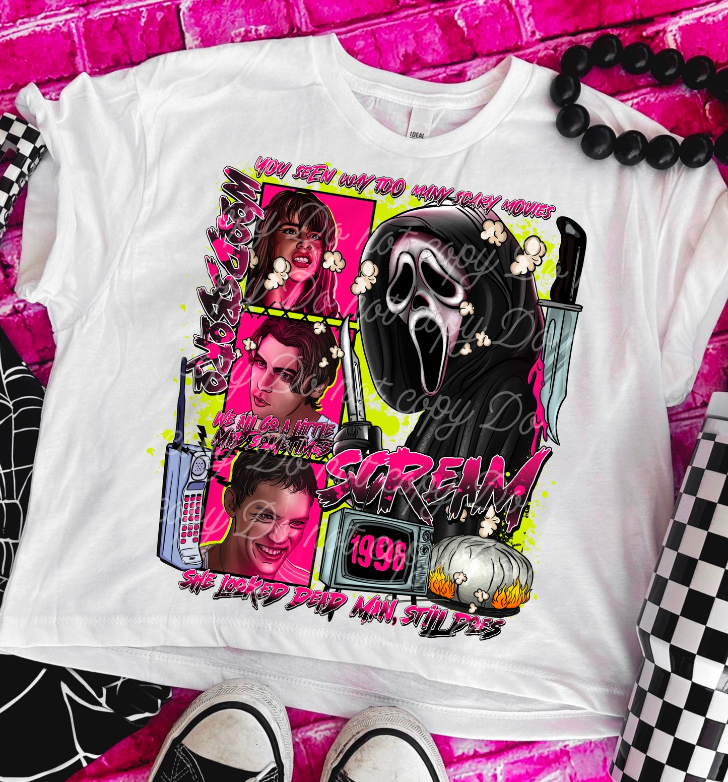 Woodsboro DTF Transfer | Trendy Horror Characters DTF Transfer | Ready to Press | High Quality DTF Transfers | Fast Shipping